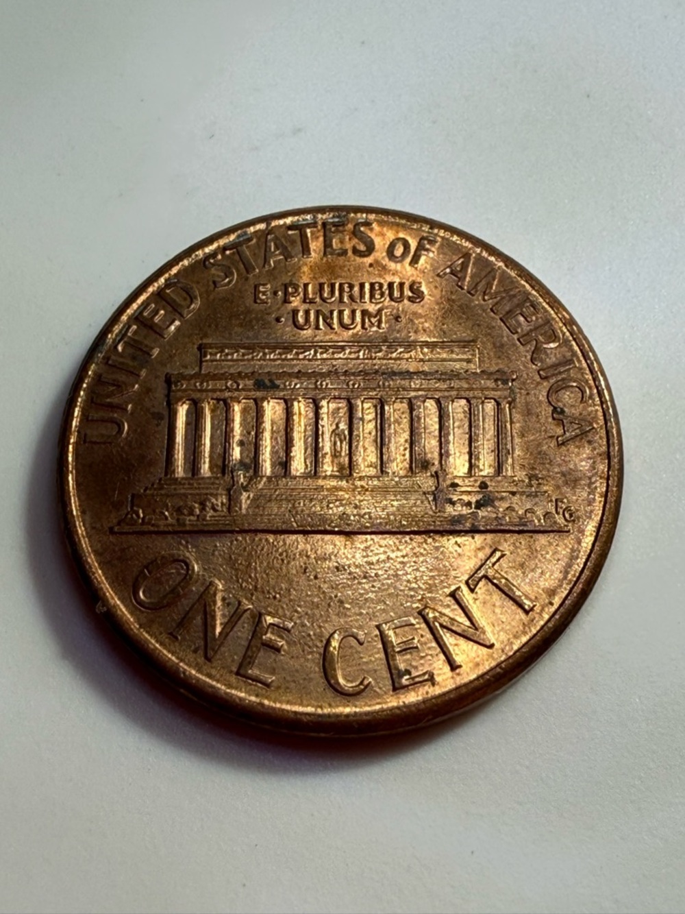 1989 D Lincoln Cent - Double Die - Picture 2 of 3
